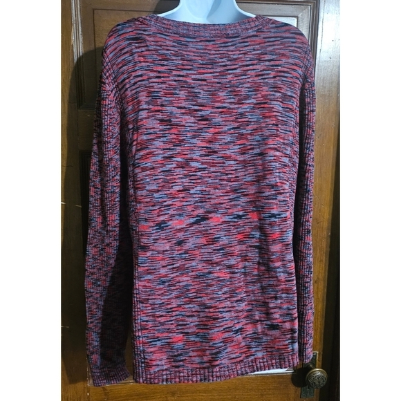 Relativity Woman's Plus Size Ribbed Button Shoulder Detail Sweater - Picture 6 of 8